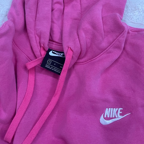 Nike Sweaters - small pink nike hoodie